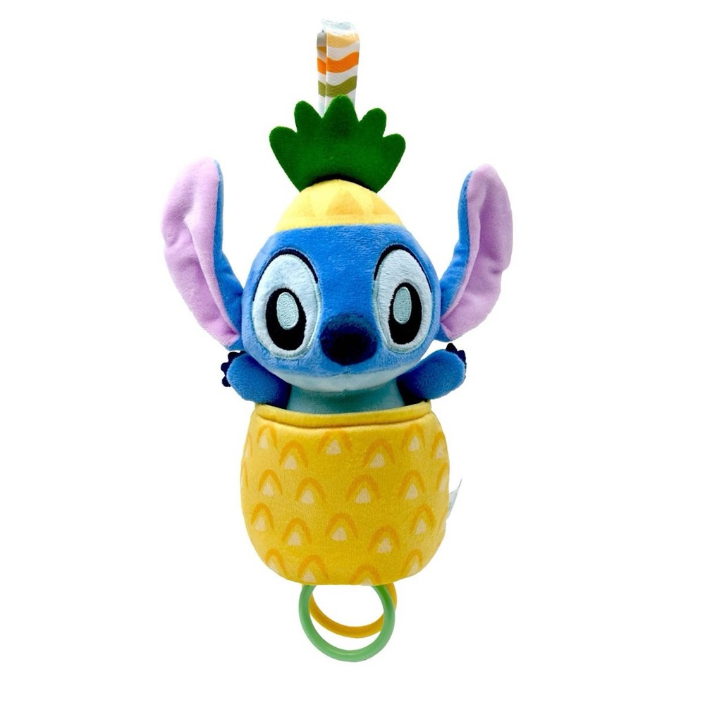 Disney Baby Stitch Pull Down Pineapple Ziggle Baby Activity Toy